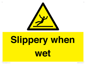 slippery when wet